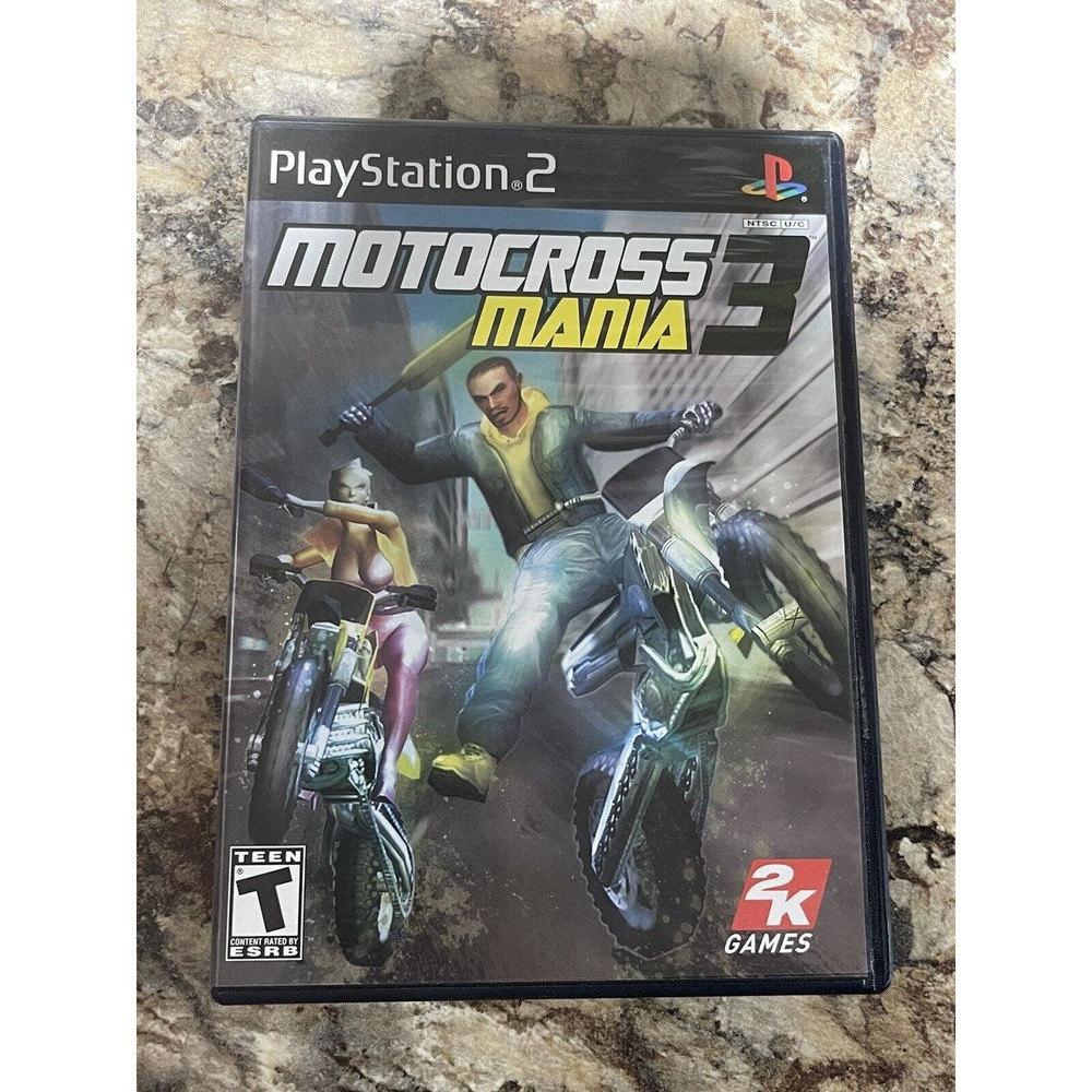 Motocross Mania 3 (Sony PlayStation 2, PS2) Complete w/ Manual Very Nice‎